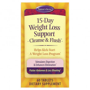 Nature's Secret 15-Day Weight Loss Support Cleanse & Flush 60 Tablets