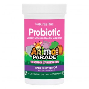 Nature's Plus Probiotic Animal Parade Mixed Berry 30 Chewables