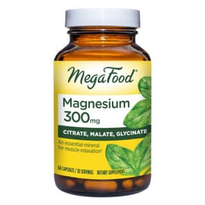 MegaFood Magnesium 300mg 60 Capsules