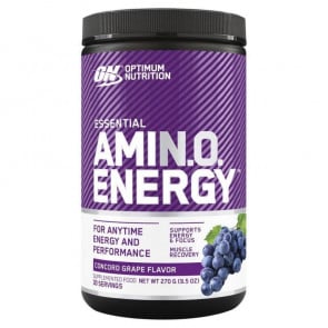 Optimum Nutrition Essential AmiN.O. Energy Concord Grape 30 Servings
