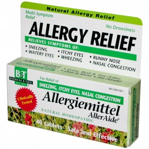 Boericke & Tafel- Allergy Relief Allergiemittel AllerAide - 40 Tablets 