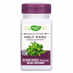Nature's Way Holy Basil 60 Vegan Capsules