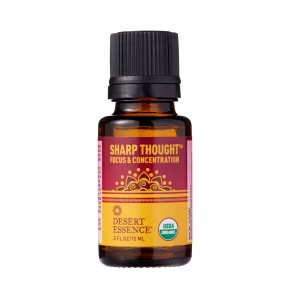 Desert Essence Sharp Thought Organic Essential Oil 0.5 fl oz