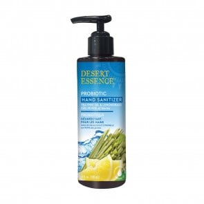 Desert Essence Tea Tree Oil Lemongrass Probiotic Hand Sanitizer 8 fl oz