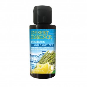 Desert Essence Probiotic Hand Sanitizer Lemongrass and Tea Tree Oil  1.7 fl oz