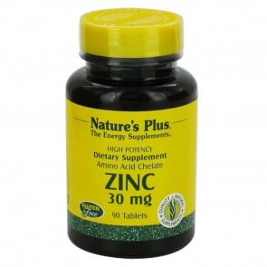 Natures Plus Zinc 30mg 90 Tablets