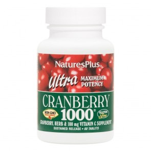 Nature's Plus Ultra Cranberry 1000 Mg Sustained Release 90 Tablets