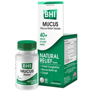 BHI Mucus Natural Relief 100 Tablets