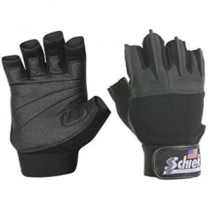 Schiek Sports Women's Platinum "Gel" Lifting Gloves (Medium) Black