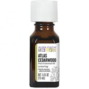 Aura Cacia Atlas Cedarwood Pure Essential Oil .5 fl oz