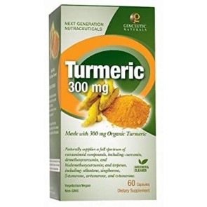 Genceutic Naturals Turmeric 300mg 60 Capsules