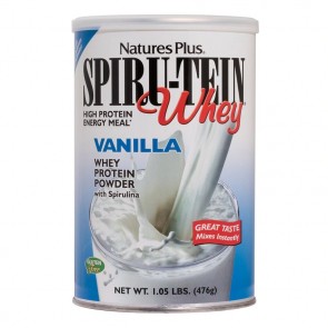 Nature's Plus Spirutein Whey Vanilla 1.05 lb