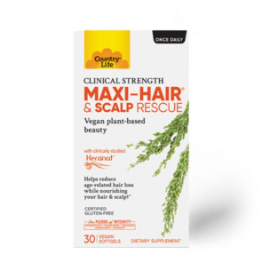 Country Life Maxi Hair & Scalp Rescue 30 Vegan Capsules