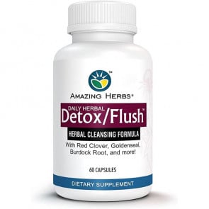 Daily Herbal Detox Flush 60 Capsules | Amazing Herbs