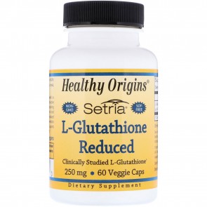 Healthy Origins Setria L-Glutathione Reduced 250 mg 60 Capsules