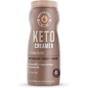 Rapid Fire Keto Creamer Original Flavor Caffeine Free 20 Servings 8.5 oz