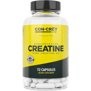 Con-Cret Stimulant Free Concentrated Creatine Pure HCI 72 Capsules