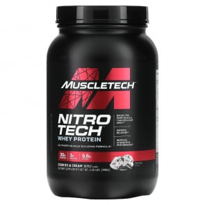 MuscleTech Nitro Tech Whey Protein Cookies & Cream 2 lbs