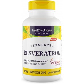 Healthy Origins Natural Active Trans Resveratrol 300mg 150 Vcaps
