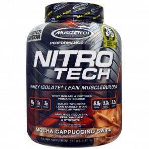 MuscleTech Nitro Tech Mocha Cappuccino Swirl 4 lbs