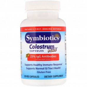 Symbiotics Colostrum Plus Colostrum Supplement 120 Capsules 