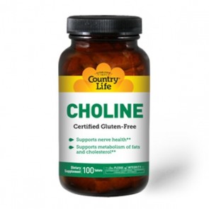 Country Life Choline 100 Tablets