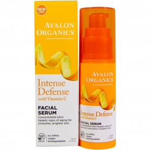 Avalon Organics Facial Serum Vitality Vitamin C 1 fl oz dropper