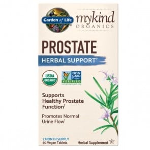  Garden of Life mykind Organics Prostate Herbal Support 60 Vegan Tablets