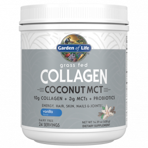 Garden of Life Collagen Coconut MCT Vanilla 408g Powder