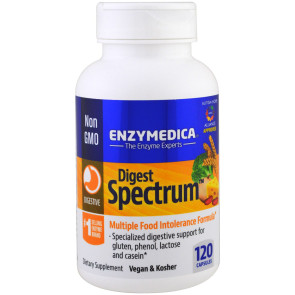 Enzymedicaメディカ ダイジェストSpectrum 、120 カプセル