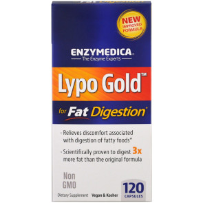 Enzymedica - लाइपो गोल्ड 120 कैप्स