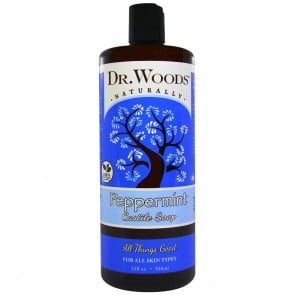 Dr. Woods Natural Castile Soap Pure Peppermint 32 oz.