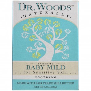 Dr. Woods Unscented-Baby Mild Castile Bar Soap