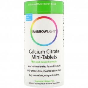 Rainbow Light Calcium Citrate Mini-Tabs 120 Tab