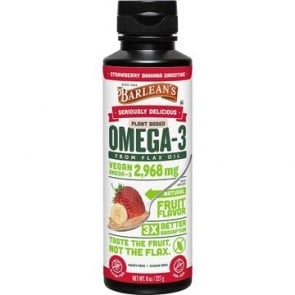 Barlean's Omega Swirl Flax Oil Strawberry Banana 8 oz