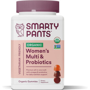 SmartyPants Organics Women's Multi & Probiotics 120 Vegetarian Gummies