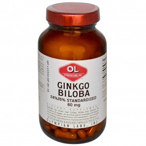 Olympian Labs Inc., Ginkgo Biloba, 60 mg, 120 Veggie Caps 