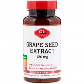 Grape Seed Extract 120 mg 100 Vegetarian Capsules