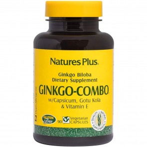 Nature's Plus Ginkgo Combo Complex 90 Vegetable Capsules