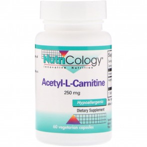 Nutricology Acetyl L-Carnitine 250 Mg 60 Vegicaps