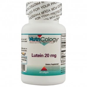 Nutricology Lutein 20 Mg 60 Softgels