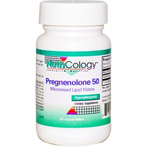 Nutricology Pregnenolone 50Mg Sust Release 60 Tablets