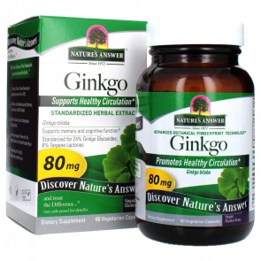 Natures Answer Ginkgo 80 mg