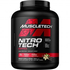 Muscletech Nitro Tech Ripped French Vanilla Bean 4 lbs