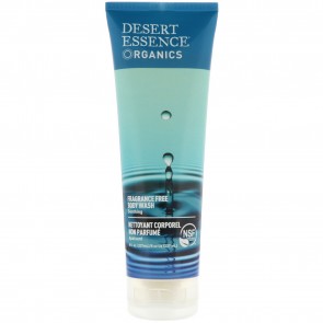 Desert Essence Organics Pure Body Wash, Fragrance Free 8 oz.