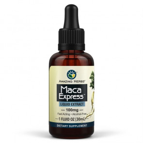 Maca Express Liquid Extract 100mg 1 fl oz | Amazing Herbs