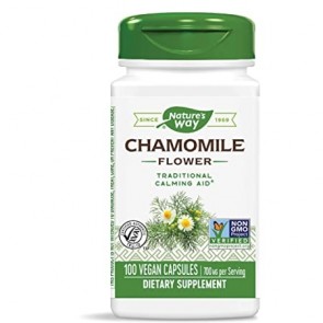 Nature's Way, Chamomile Flower, 350 mg, 100 Vegetarian Capsules