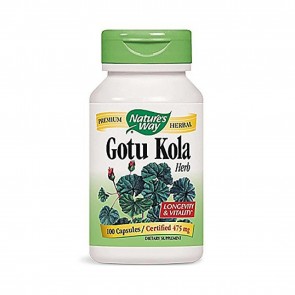 Natures Way Gotu Kola Herb, 475mg 100 Capsules