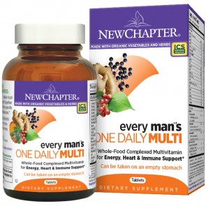 New Chapter Every Man's One Daily Multivitamin 72 Tablets 