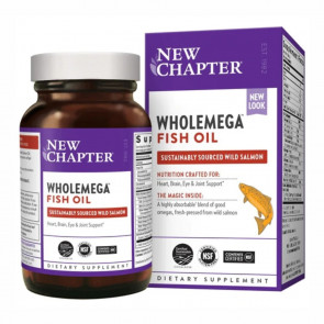 New Chapter Wholemega Whole Fish Oil 180 Softgels